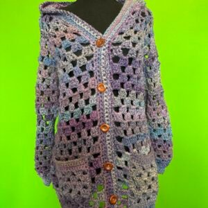 chunkygrannycardiganpurple image